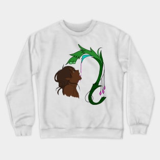 Copy of Elf drinking from a flower Crewneck Sweatshirt